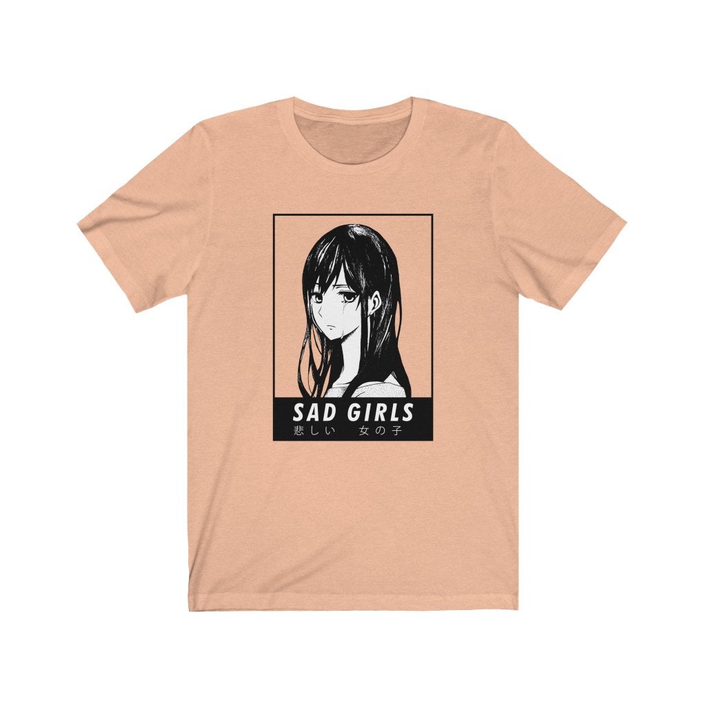 Sad Girls Shirt Japanese Aesthetic Vaporwave Kawaii / Yami Kawaii