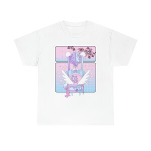 Aesthetic Clothing, Anime tshirt, Japanese Shirt, Anime Shirt, Aesthetic Shirt, Yami Kawaii, Harajuku shirt, Anime girl shirt, Japanese girl image 3
