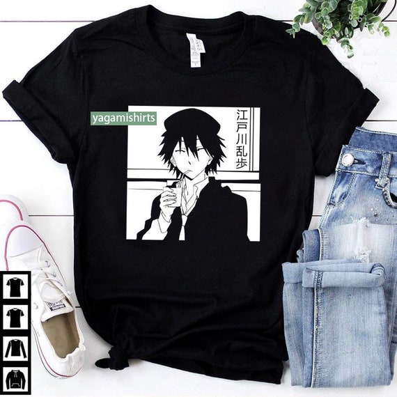 Ranpo Edogawa Funny T-shirt Bungou Stray Dogs Anime Shirt - Etsy