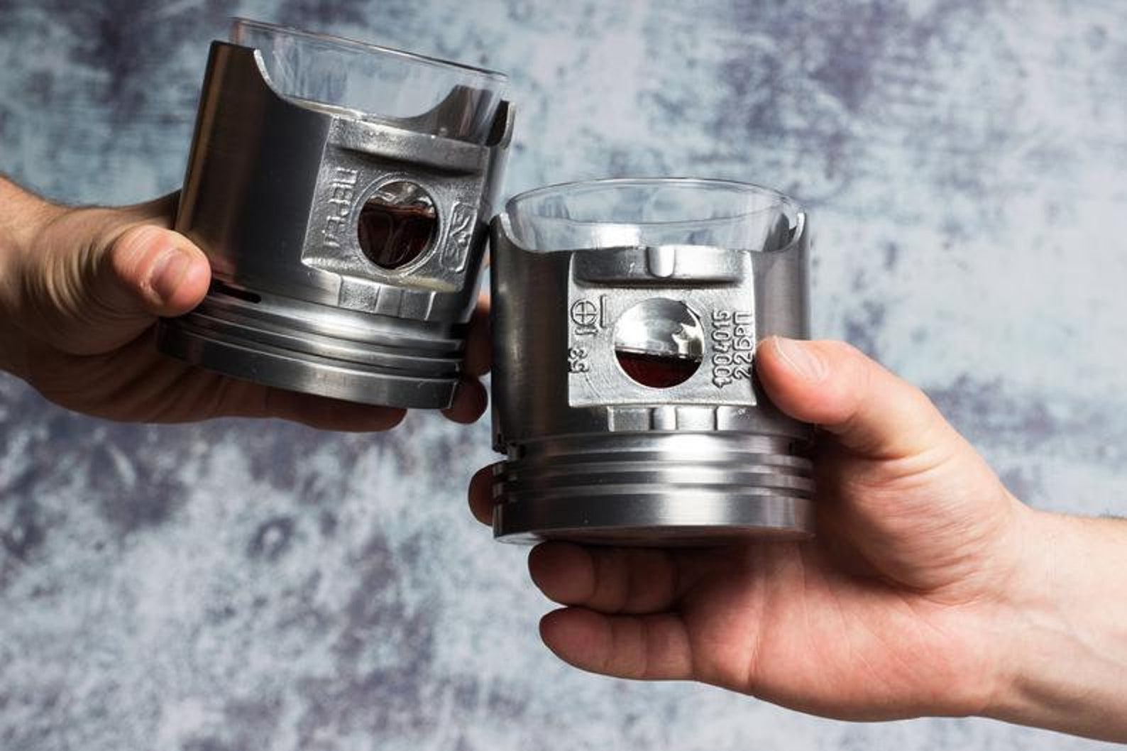 Piston whiskey glass Car piston Cup holder Biker gift Etsy