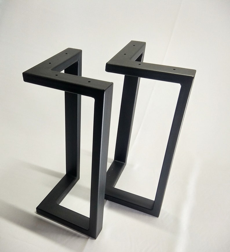 Trapezoid Table base coffee table legs Industrial Legs Set Etsy