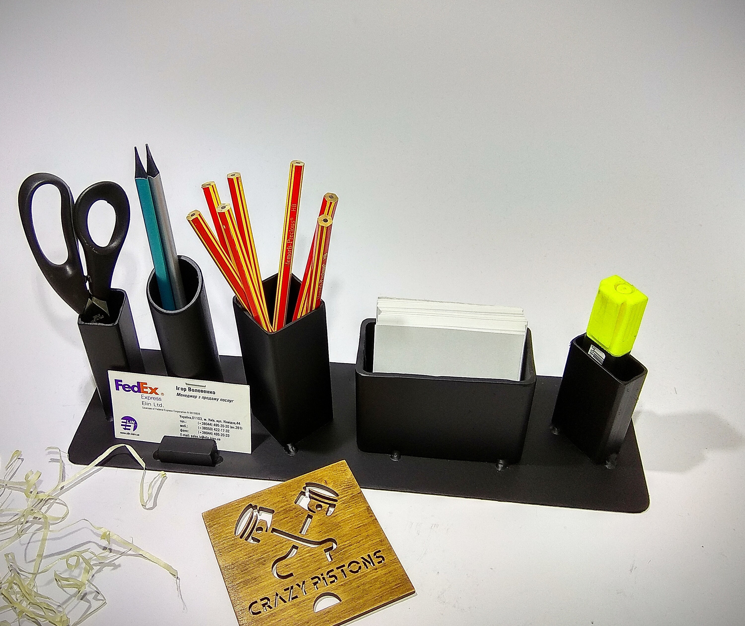 Steel Desk Organizer Industrial Metal Desk Organizer Phone Etsy