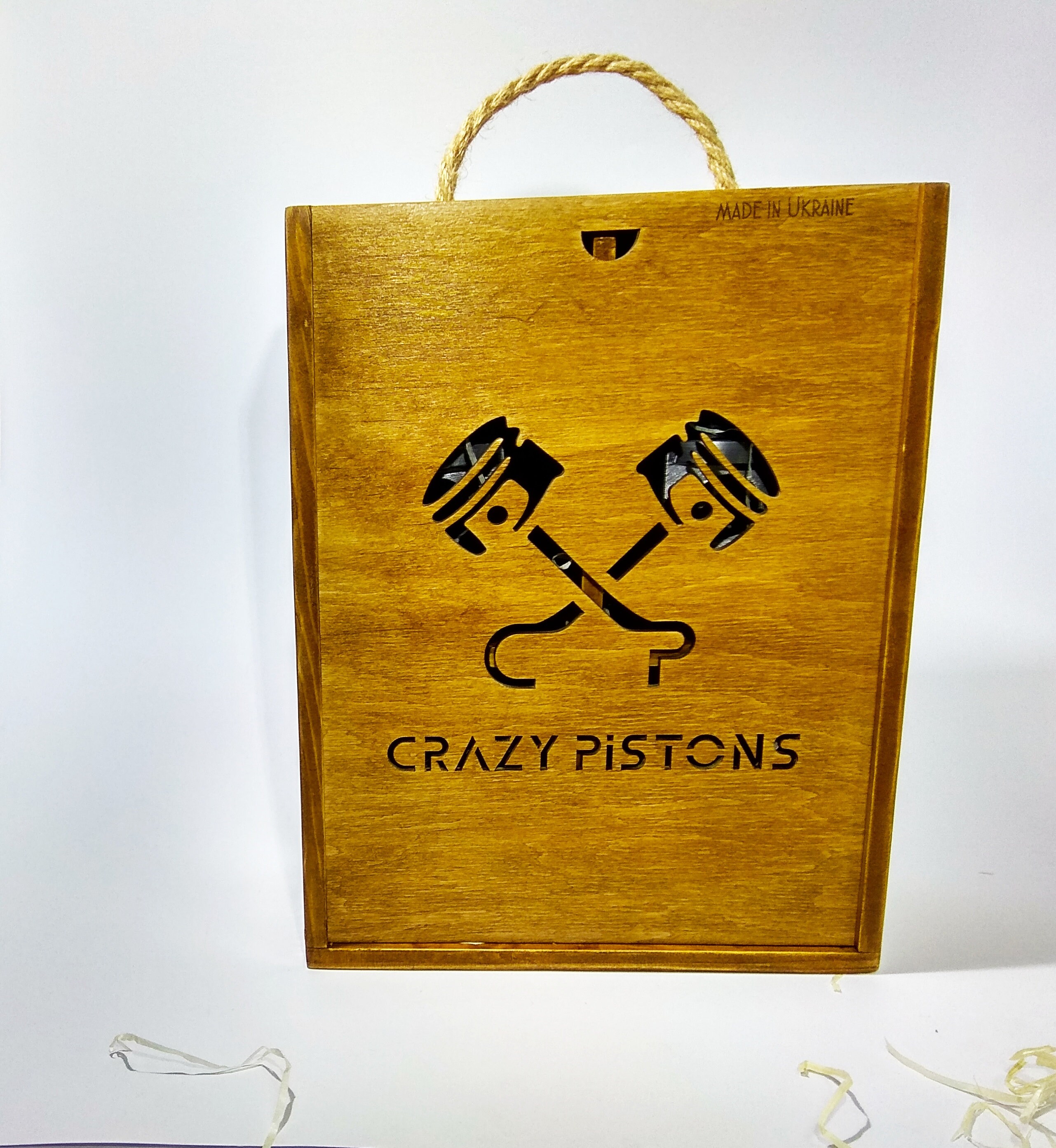 Whiskey set in a wooden box Whisky Box Piston glass Cup holder Etsy