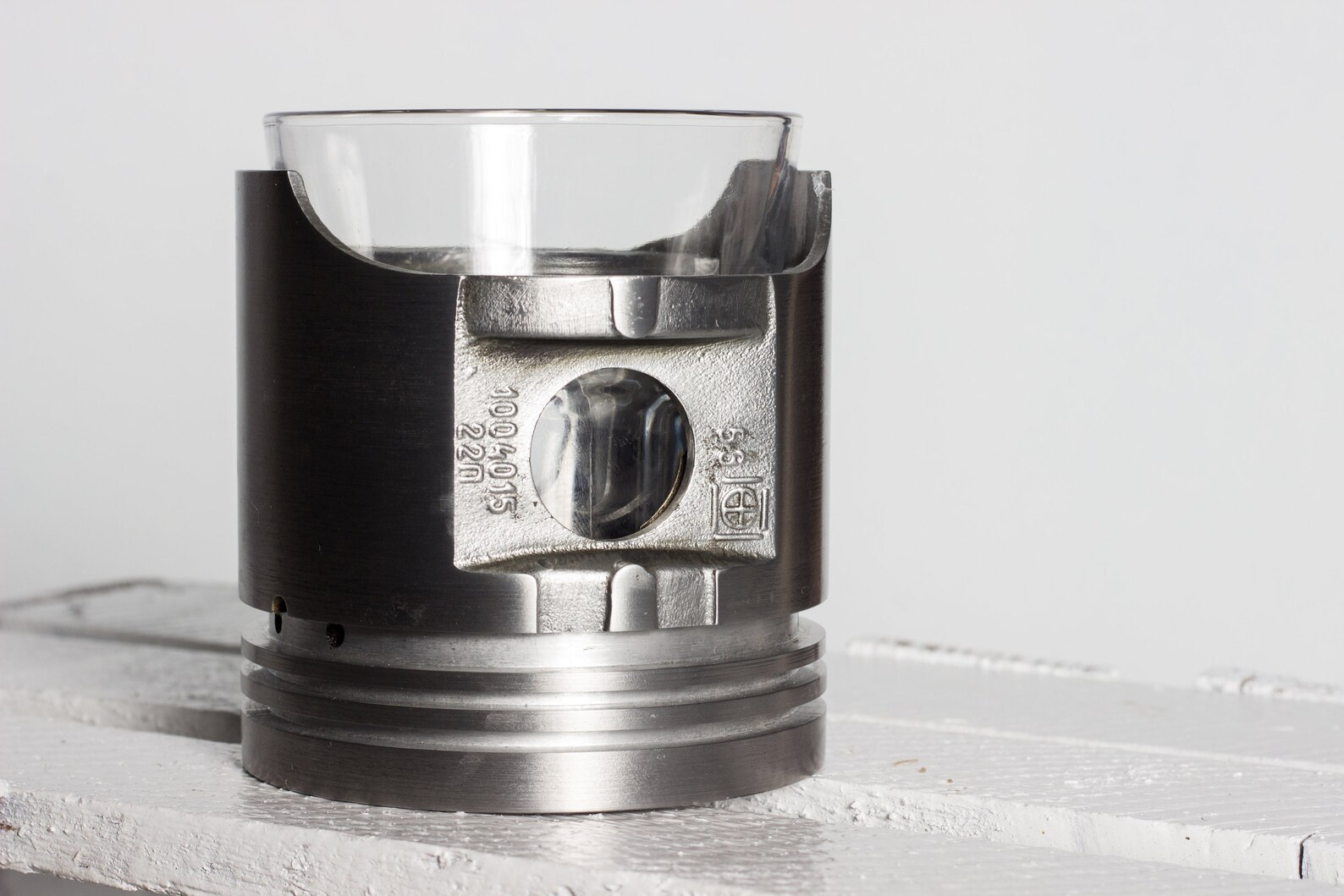 Piston whiskey glass Car piston Cup holder Biker gift Etsy