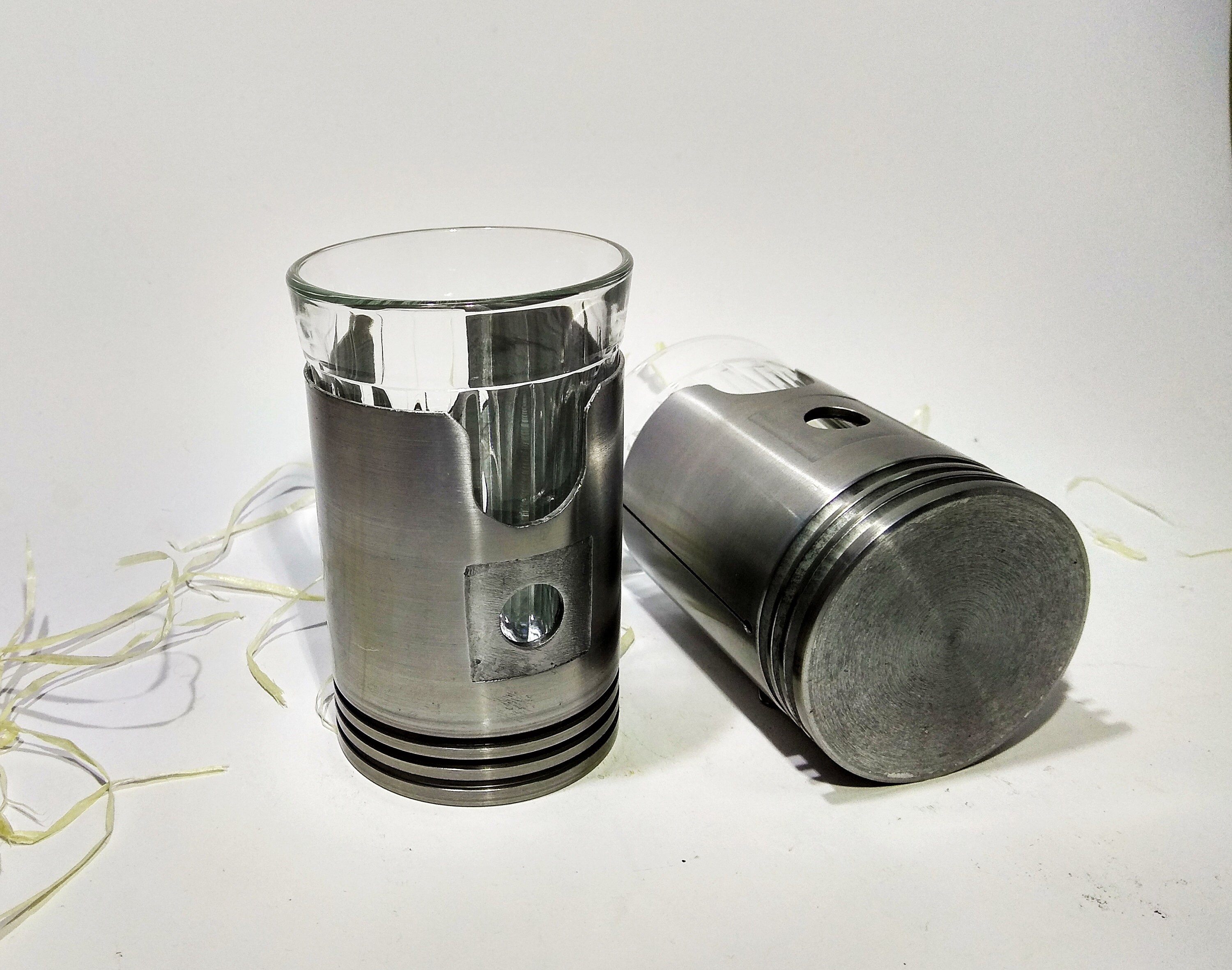 Тea cup Faceted Glass Drinking Piston glass Tea Glass Holder Etsy