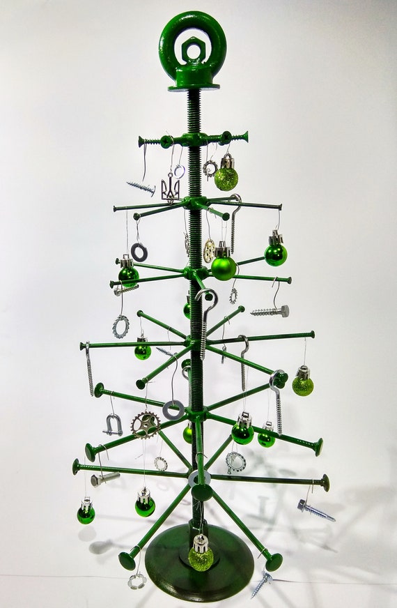 Metal Christmas Tree Christmas decor Industrial xmas tree  Etsy