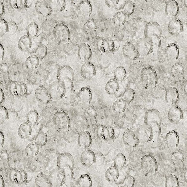 Stallion-Hoof Texture-Light Gray-Northcott Fabrics-Elise Genest-Hay-Equestrian-Wild Horse-DP26814-93-100% cotton-Cut to Size