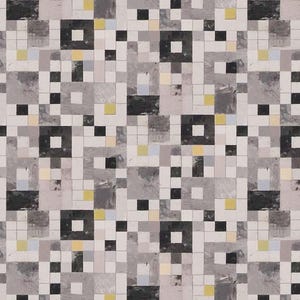 Falcon Ridge Collection-Squares-Black-Tan-Northcott Fabrics-100% Cotton Fabric-25130-14-Cut to Size