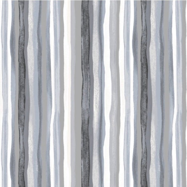 Stripe-Gray-Delilah Collection-Windham Fabrics-100 Percent Cotton-Quilting Cotton-52927-11-Cut to Size