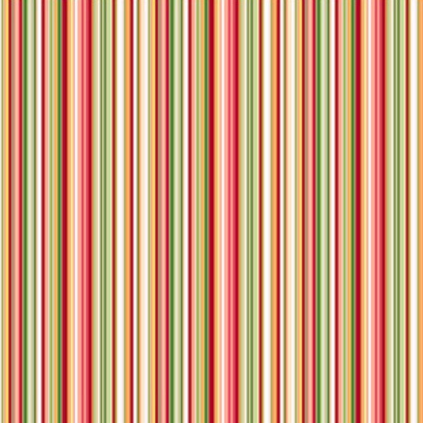 Stripe-Barcode-Red Yellow Coral Green White-Morning Blossom-Northcott Fabrics-Michel Design Works-100% Quilting Cotton-24924-10-Cut to size