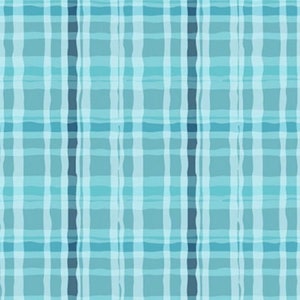 May include: A seamless pattern of blue and white stripes with a watercolor effect. The stripes are thick and thin, creating a textured look.