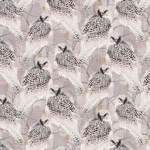 Falcon Ridge Collection-Falcons-Black-Tan-Northcott Fabrics-100% Cotton Fabric-25128-14-Cut to Size