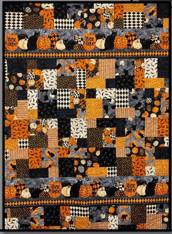 Pumpkin Patch Pattern54 X 72throw or Quiltvilla Rosa Etsy