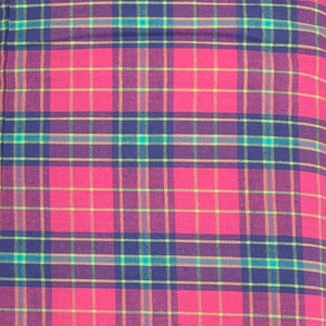 Large Plaid-Pink-Piccadilly Collection-Northcott-100 Percent Cotton-Woven Cotton-W24427-28-Cut to size