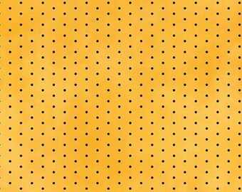 Little Dot-Yellow-Multi-Gnomes Night Out Collection-Northcott-Halloween-Autumn-Fall-100 Percent Cotton-24667-52-Cut to size