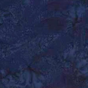 May include: A dark blue fabric with a marbled pattern. The fabric has a subtle, almost iridescent sheen.