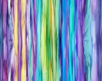 Infatuation-Stripe-Ombre-Purple-Pattern Repeat 24”-Running Yardage-Garden-Flowers-Edwards-Samra-Northcott-100% Cotton-DP28612-84