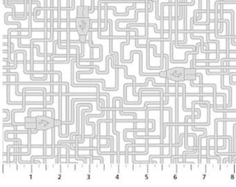 USB Cables-White-Gaming Zone Collection-Northcott-Deborah Edwards-100 Percent Cotton-24577-10-Cut to size