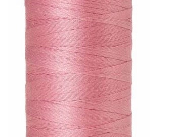 Thread-Mettler Silk Finish 100% Cotton Mercerized Thread-50 WT-500 Meters (547 yards)-Rose Quartz-Color 9104-1057