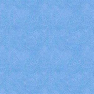 May include: A seamless pattern with a blue background and a repeating pattern of small, light blue circles.