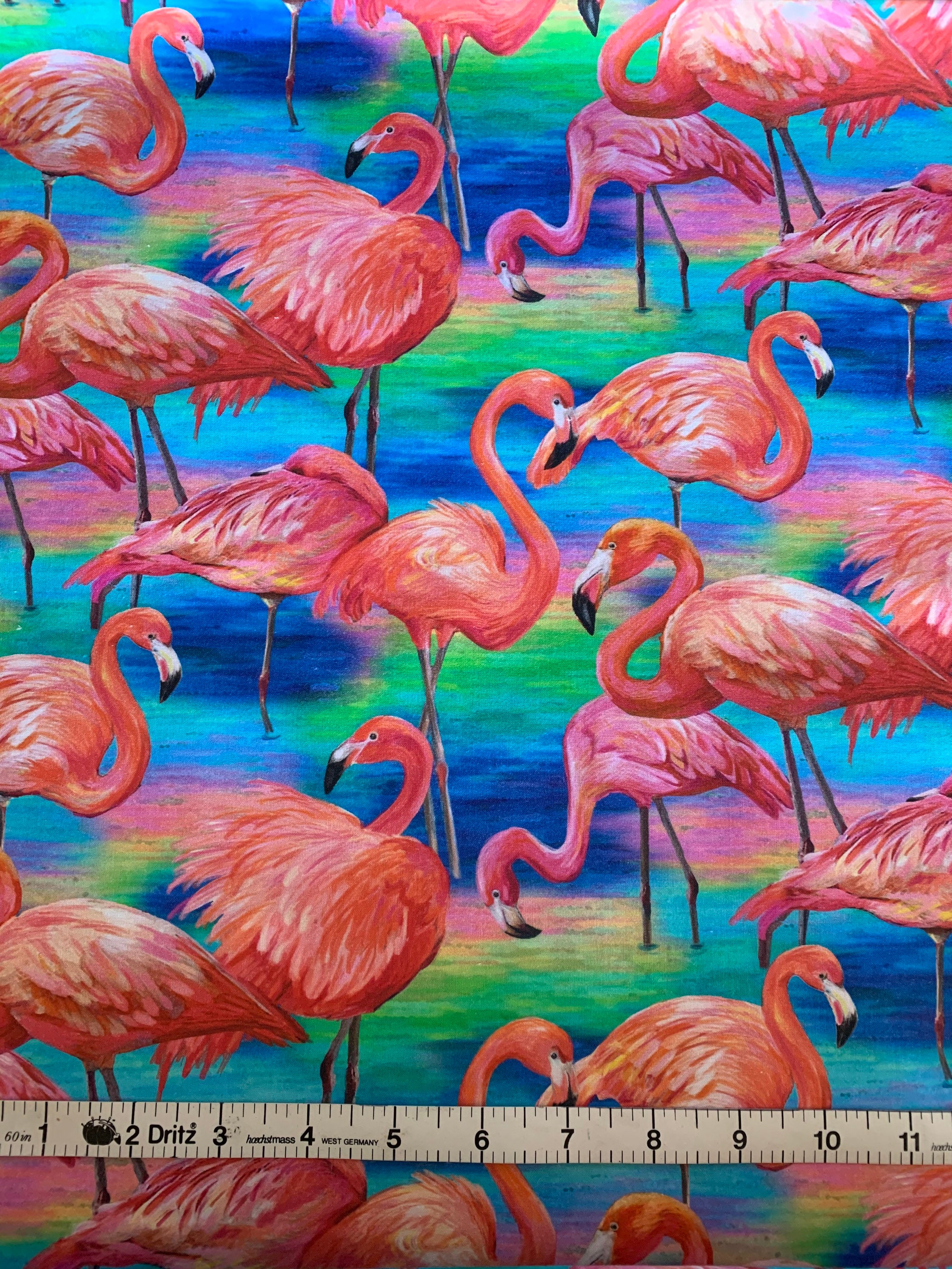 Fabulous Flamingo-allover Large-paint Brush Studio Fabulous - Etsy