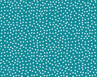 Love Dots-Dark Turquoise-Purrfect Cats Collection-Benartex-Terry Runyan-Quilting Cotton-13169-84-Cut to size
