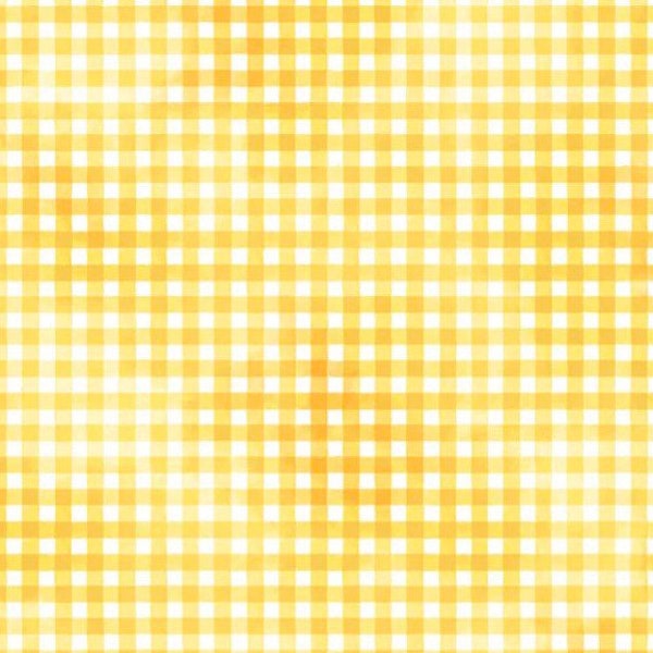 Gingham-Tone on Tone Yellow-Sunflower Fields Collection-Farm Fresh-P&B Textiles-100% Cotton-SFIE4786Y-Cut to Size