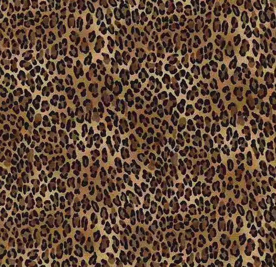 Tiny Leopard Print-Timeless Treasures-100 Percent Cotton-Cheetah  Print-Animal Print-Cut to Order-C2722