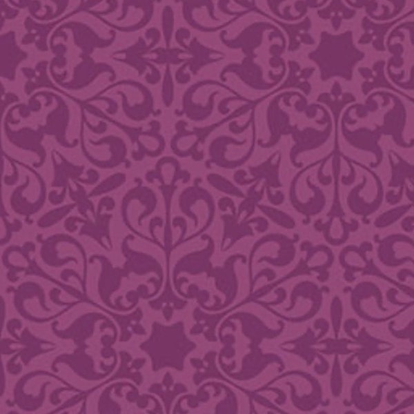 Tonal Medallion-Wine-Avalon Collection-Northcott-Sumit Gill-24851-29-100% Quilting Cotton-Cut to size