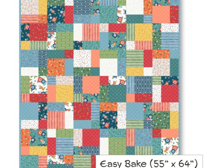 Easy Bake Quilt Pattern-2 Sizes-designer Allison Harris-clover & Dot ...