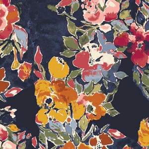 Botanists Essay Two-FLANNEL-Garden of Opulence Collection-By Bari J-Art Gallery Fabrics-100 % Cotton-F2000-Cut to size