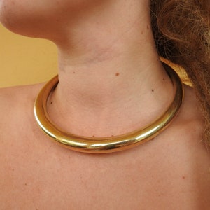Choker Necklace/ Collar Necklace/ Brass Necklace/ Girls Choker/ Boho Choker/ Choker For Women/ Large Size.
