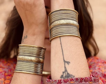 Goddess Bracelet | Antiqued Brass Cuff |Brass Cuff Bracelet | wrist bracelet | Boho Style Bracelet | Tribal Bracelet | SOLD INDIVIDUALLY