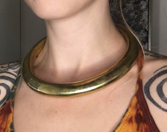 Necklace Handmade of Brass | Collar Necklace | Collar Jewelry