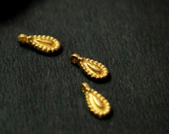 Brass Charm, Macrame Jewelry Supply