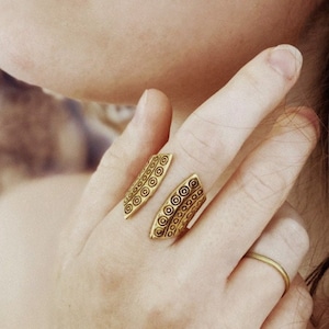 Tribal Ring | Dainty ring | Minimalist Ring  |  | All Size Open | Winter Jewelry | Christmas Gift