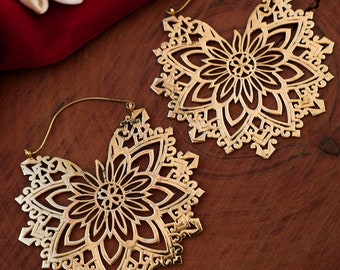 Boho Fashion orecchini a cerchio grande per donna cerchio etnico rotondo perline di legno orecchino a nappa regalo di gioielli geometrici in metallo Vintage