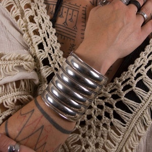 Goddess Bracelet | Antiqued Brass Cuff | tribal brass bracelet | Cuff bracelet | Big Silver bracelet | Boho bracelet | SOLD INDIVIDUALLY