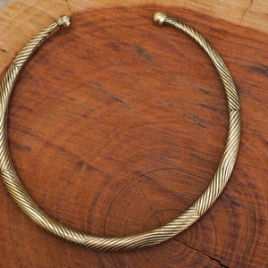 Tribal Brass Choker | Collar Jewelry | Ethnic Brass Choker Necklace | Brass Necklace jewelry  | Boho Necklace