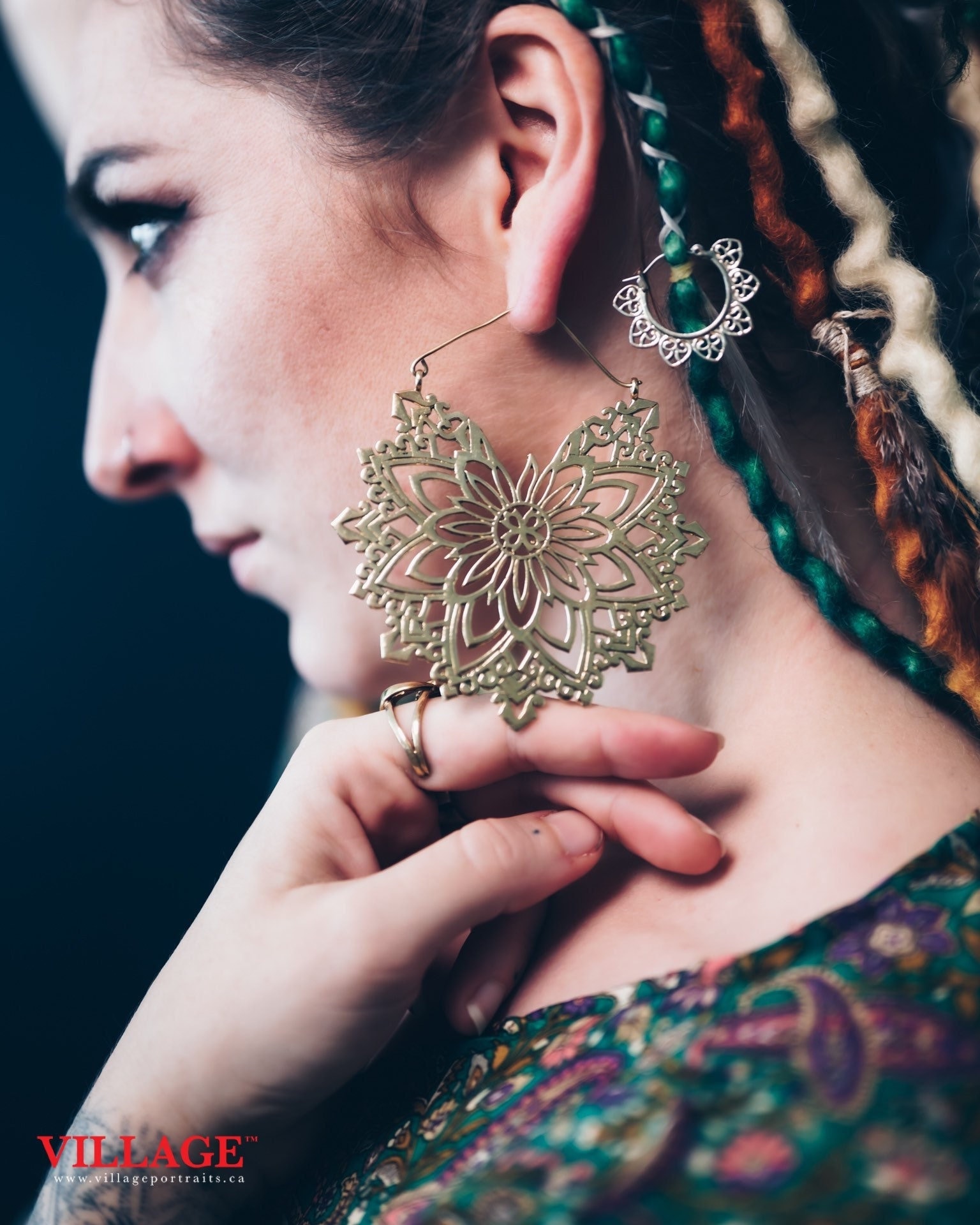 Inateannal Orecchini Boho Grandi Orecchini A Cerchio Vuoto Esagerati Orecchini In Argento Pendenti Per Donne E Ragazze