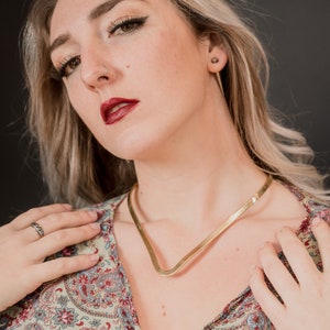 Tribal Brass Choker | Ethnic Choker Necklace | Brass Cuff Necklace.