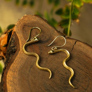 Snake Earrings | Serpentine Earrings | Boho Earrings | Snakes