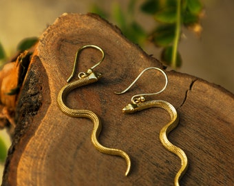 Schlangen Ohrringe | Serpentin Ohrringe | Boho Ohrringe | Schlangen