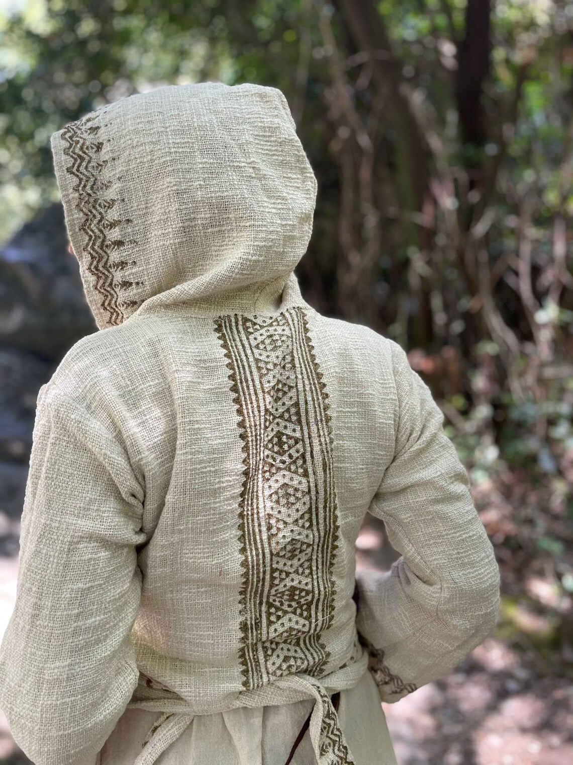 Tribal Cropped Hoodie (XS) main image 0