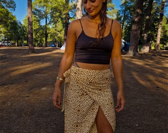 Ana Wrap Skirt | Rayon Skirt | Beach Skirt |