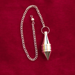 Pendulum | Brass Pendulum | Pendulum with chain | Handmade Pendulum | Accessories | Dowsing Pendulum
