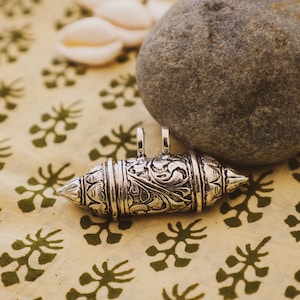 Buy Sterling Silver Locket Pendant Charm Silver Prayer Box Online in India  