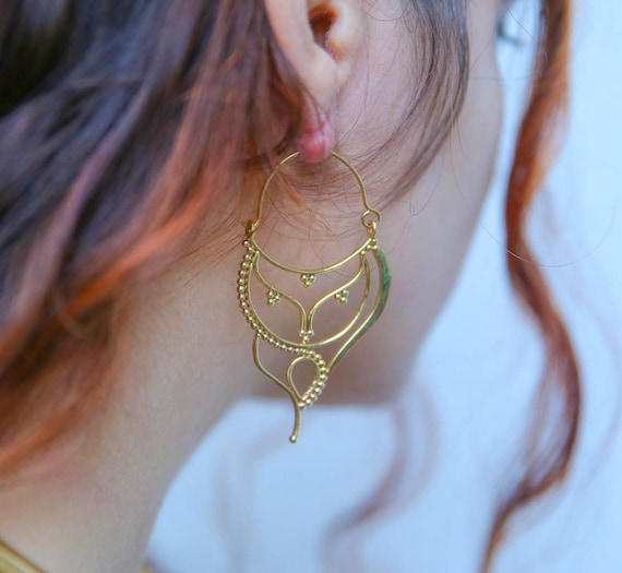 Rajasthani Tribal Round Shield Earrings Rajasthani Tribal Round Shield Earrings