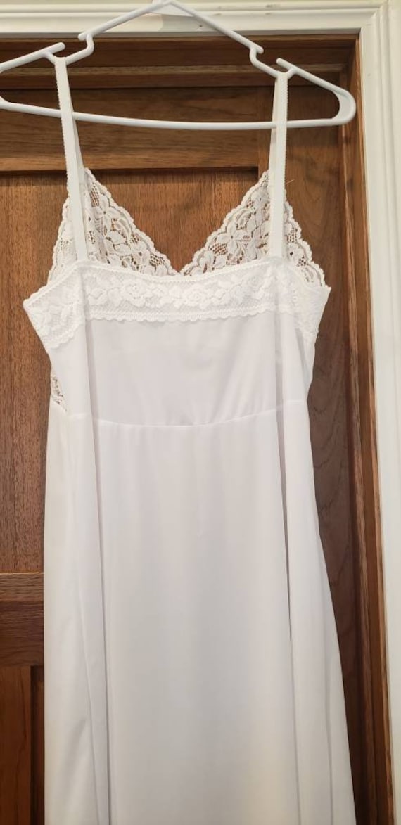 Full Slips Ladies White Lace 