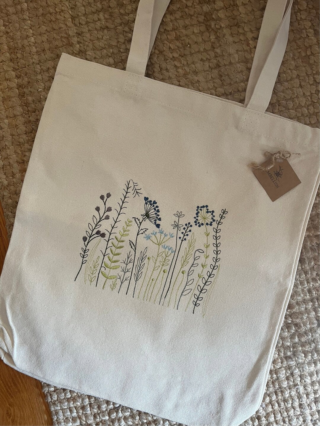 Canvas Bag Flower main image 1